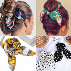 Silk Hair Scrunchies