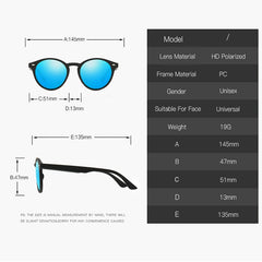 Polarized Round Sunglasses